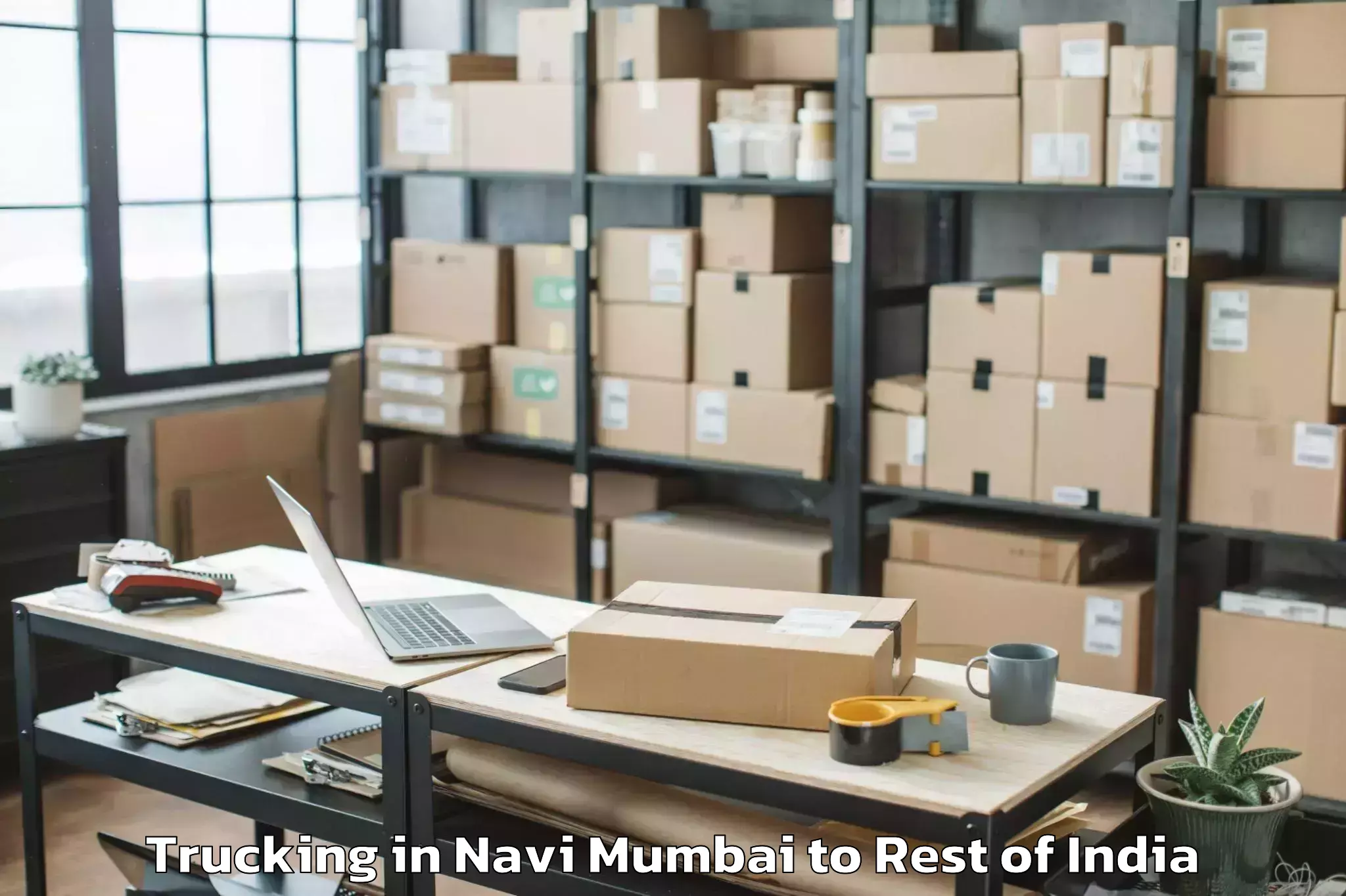 Leading Navi Mumbai to Maheshwaram Trucking Provider